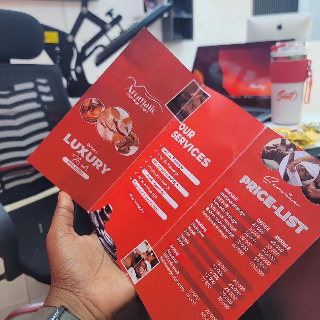 Marketing — printed marketing materials